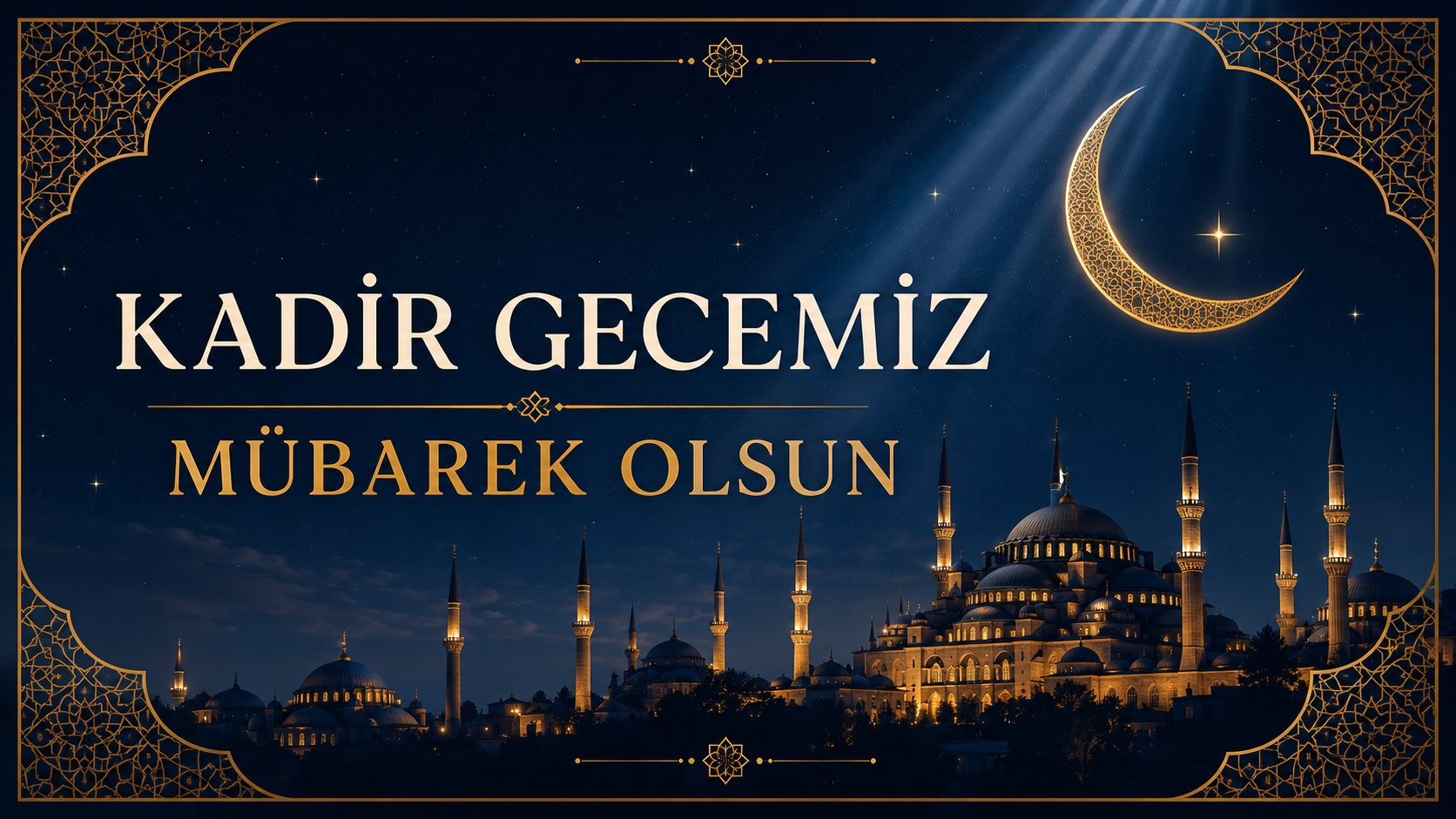 Başkan Özgür Bora’dan Kadir Gecesi Mesajı