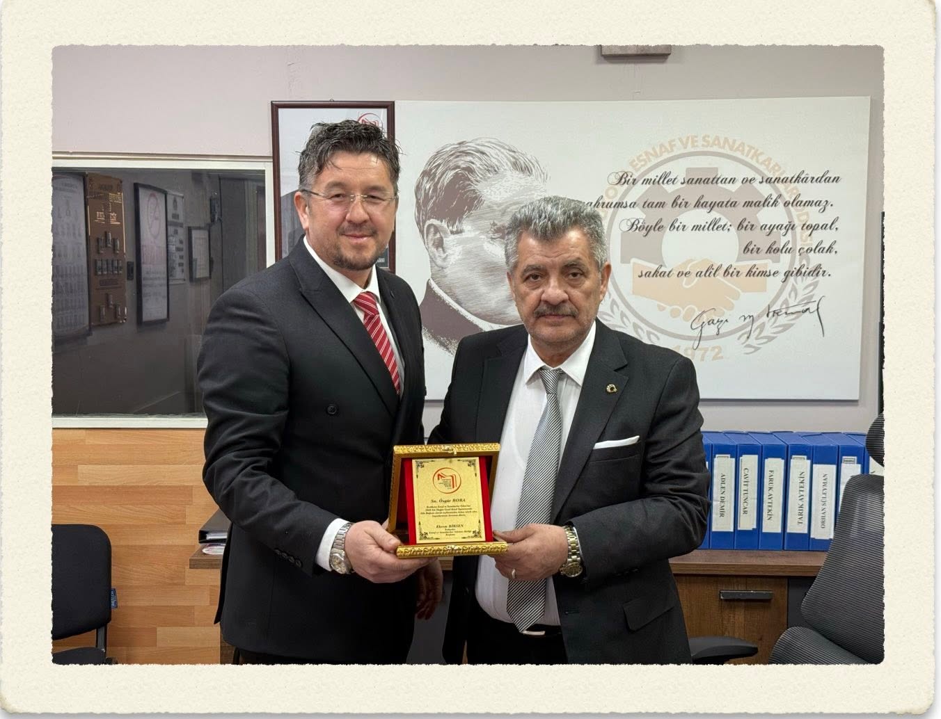 Eskişehir Esnaf ve Sanatkarlar Odaları Birliği Yönetiminden Odamıza Ziyaret
