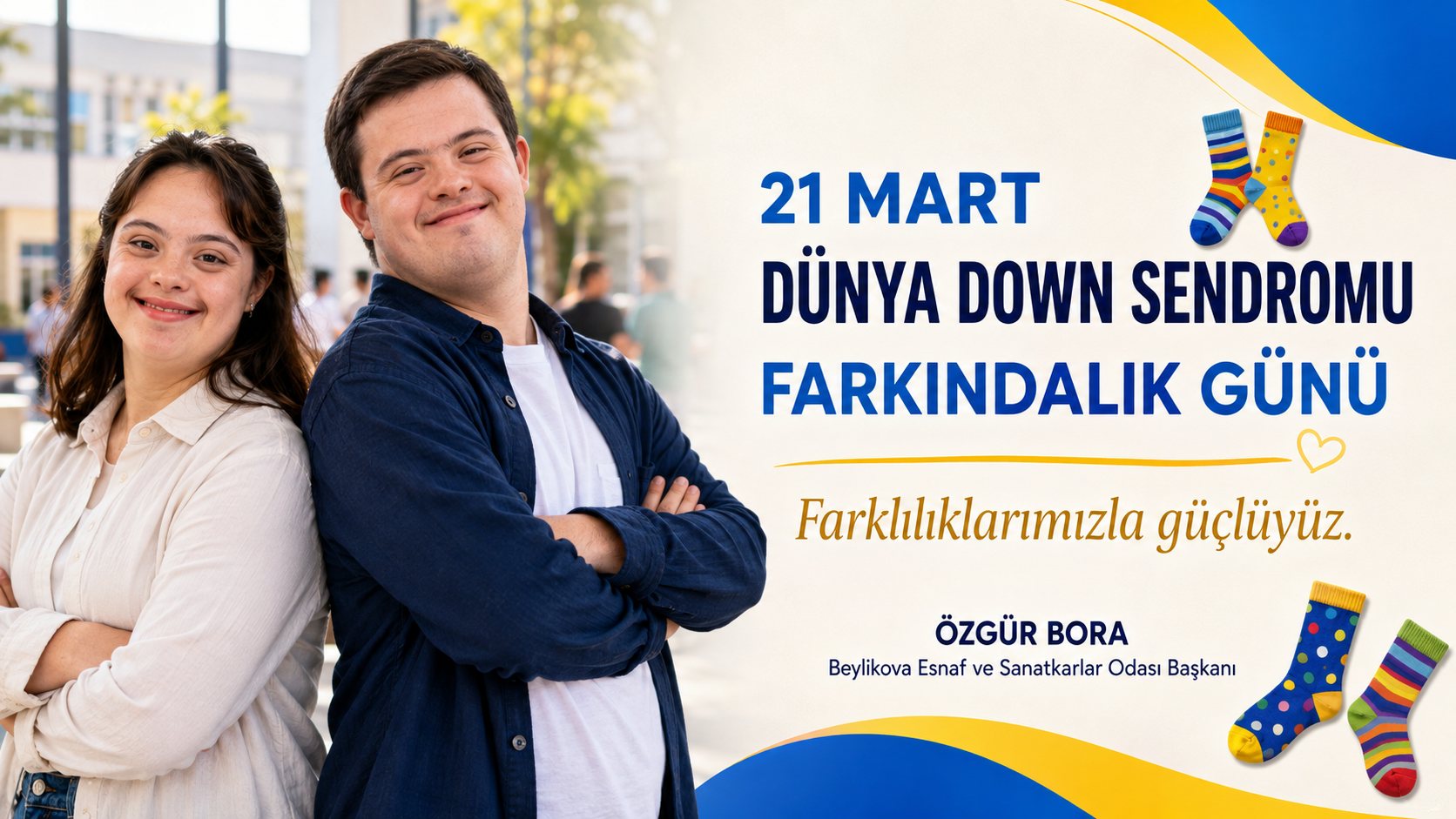 Başkan Özgür Bora’dan 21 Mart Dünya Down Sendromu Farkındalık Günü Mesajı
