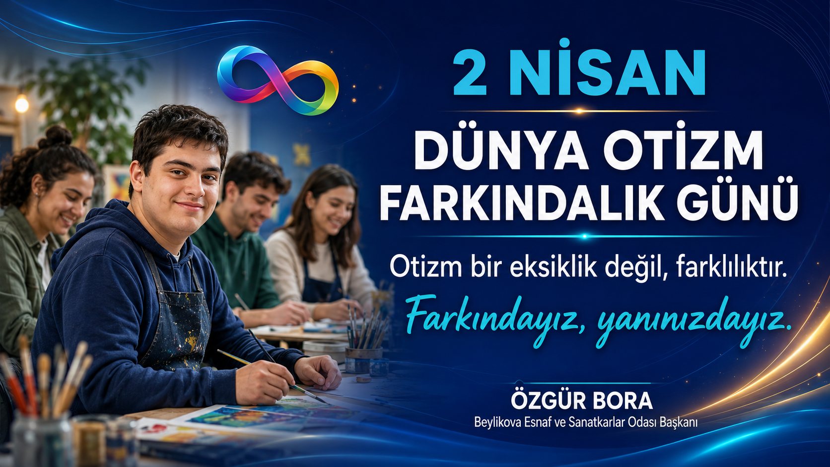 Başkan Özgür Bora’dan 2 Nisan Dünya Otizm Farkındalık Günü Mesajı