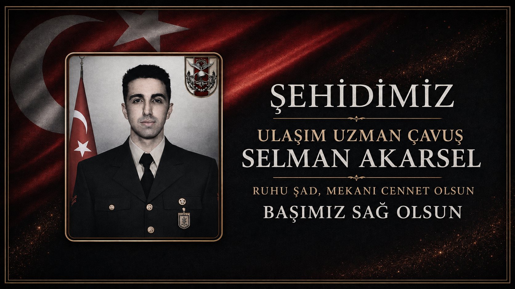 Başkan Özgür Bora’dan Şehit Selman Akarsel İçin Başsağlığı Mesajı