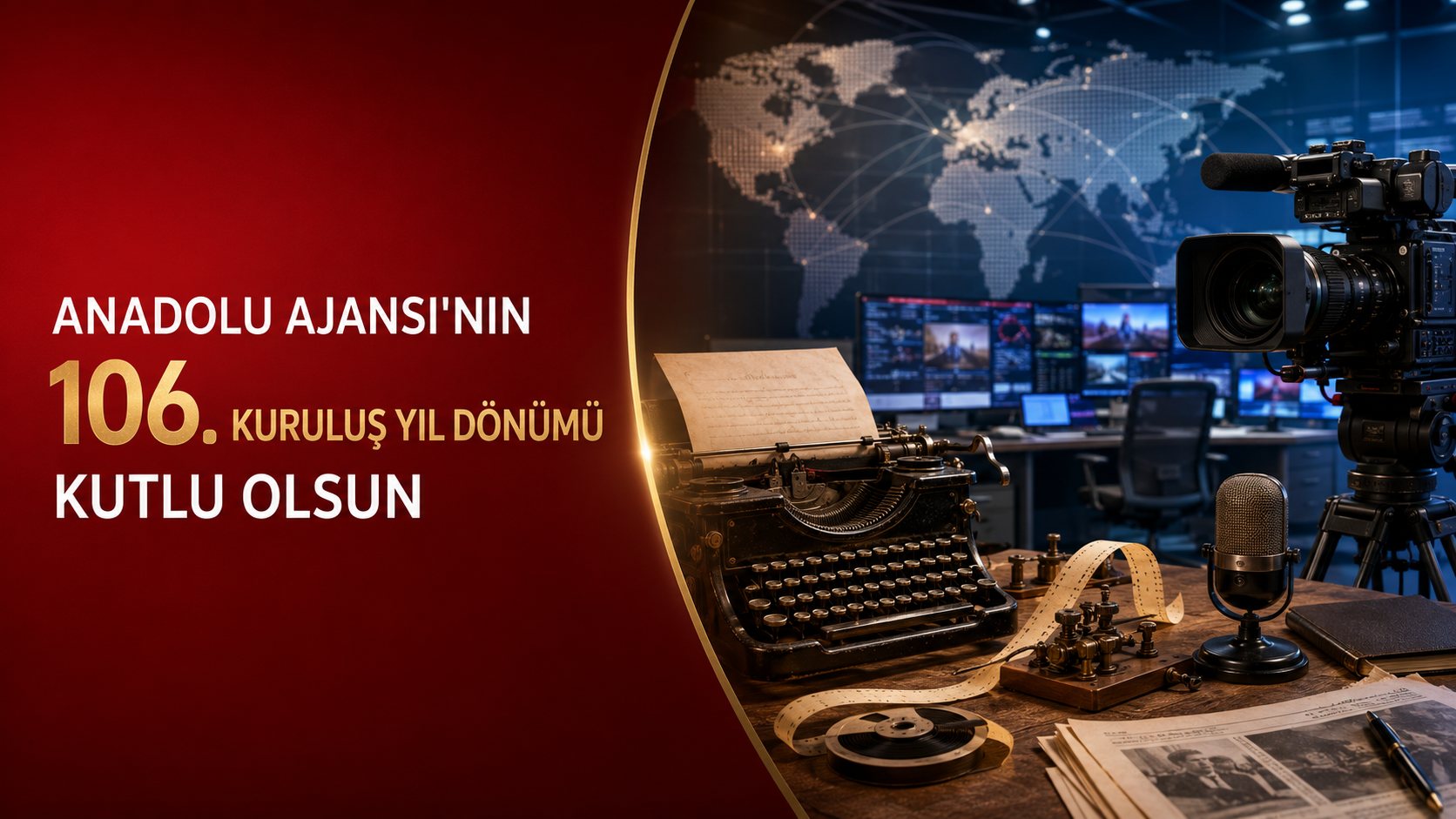 Başkan Özgür Bora’dan Anadolu Ajansı’nın 106. Kuruluş Yıl Dönümü Mesajı
