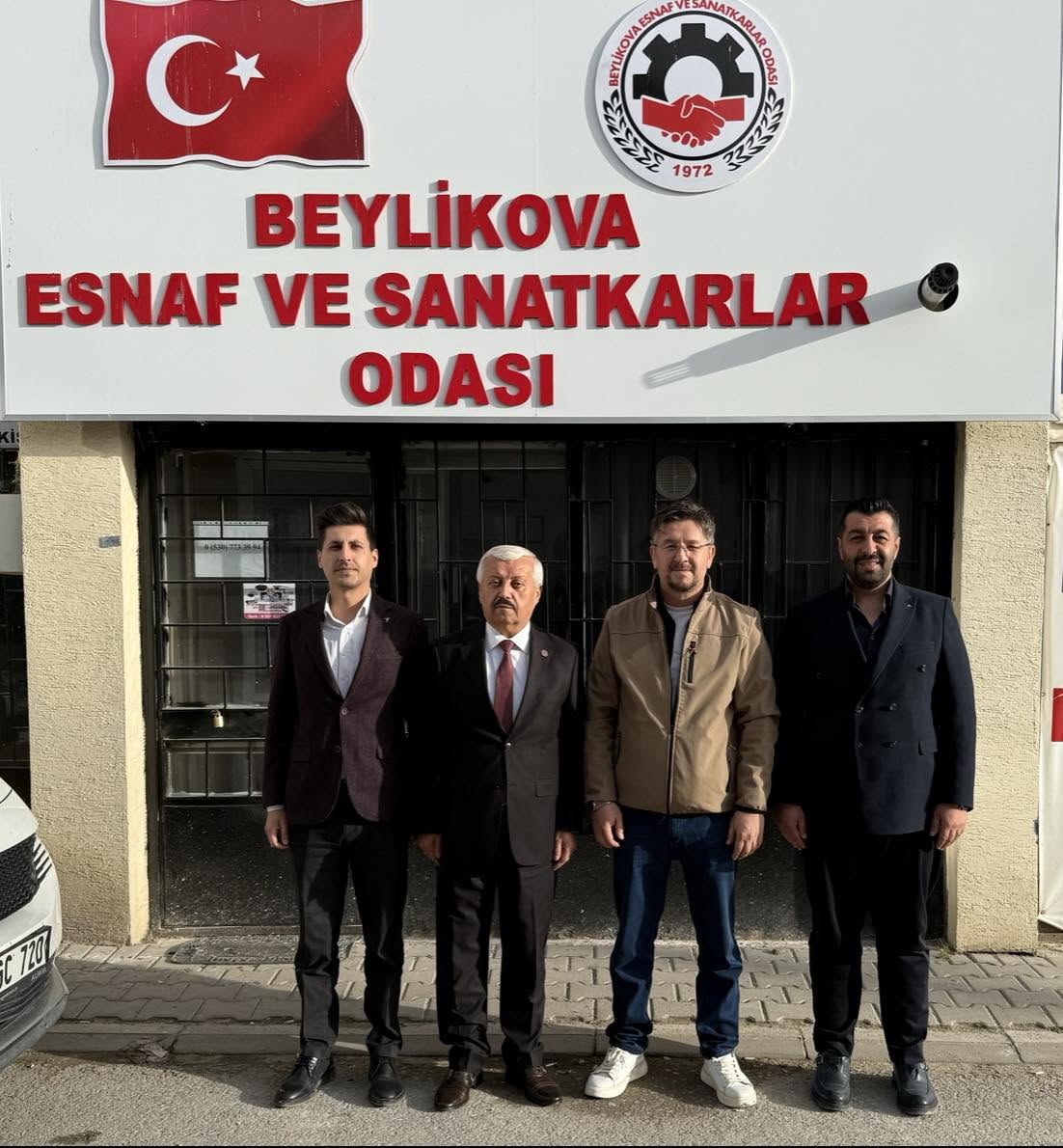 Eskişehir Esnaf Odaları Birliği Başkan Adayı Adnan Karamanlıdan Beylikova'ya Ziyaret