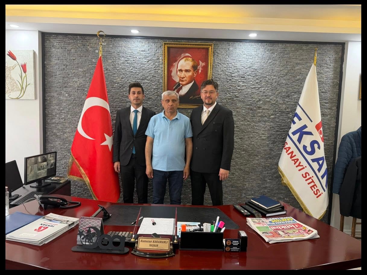Oda Yönetiminden Teksan Sanayi Sitesi Başkanı Ramazan Karamanlı’ya Ziyaret