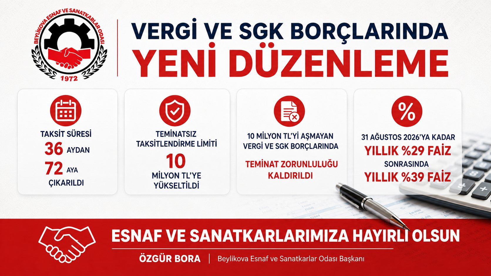 Vergi ve SGK Borçlarının Tecilinde Yeni Düzenleme