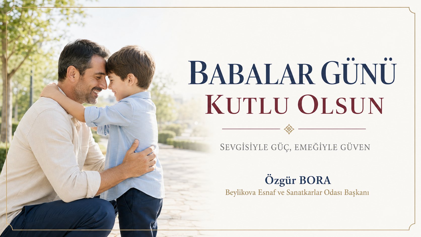 Babalar Günü Kutlu Olsun